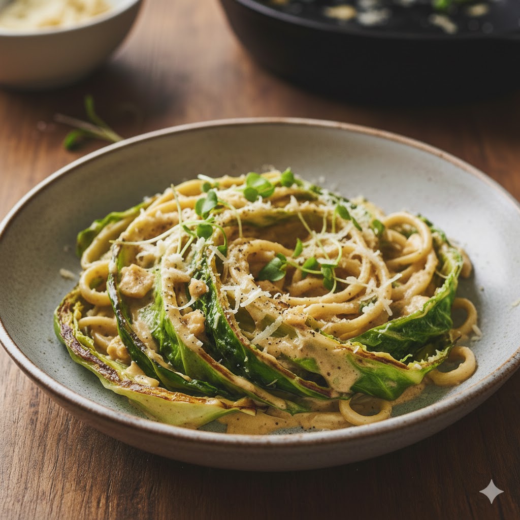 Gut-Health Crispy Cabbage Alfredo unnamed-283