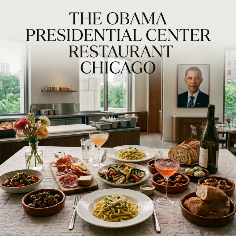 The Obama Presidential Center Restaurant Chicago