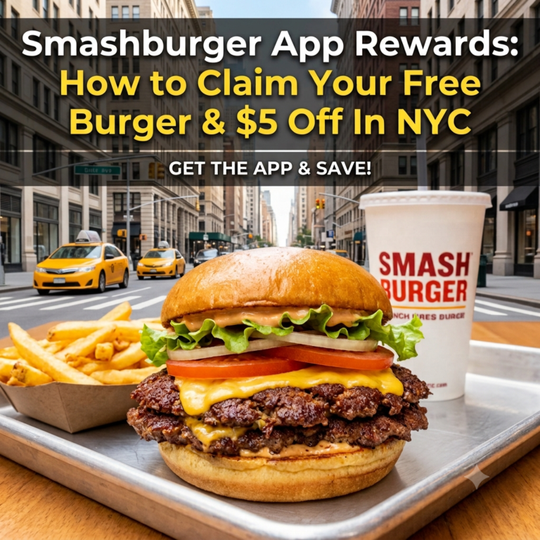 Smashburger App Rewards: How to Claim Your Free Burger & $5 Off In NYC