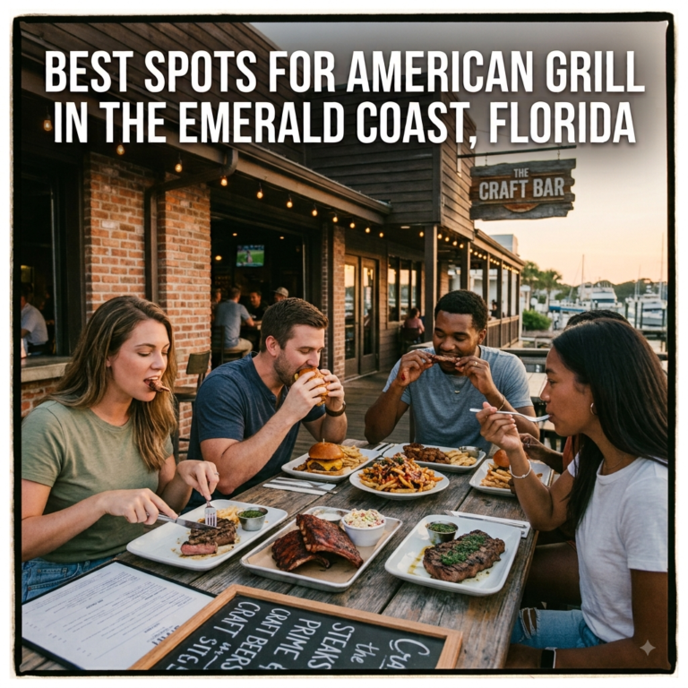 Best Spots For American Grill In The Emerald Coast, Florida